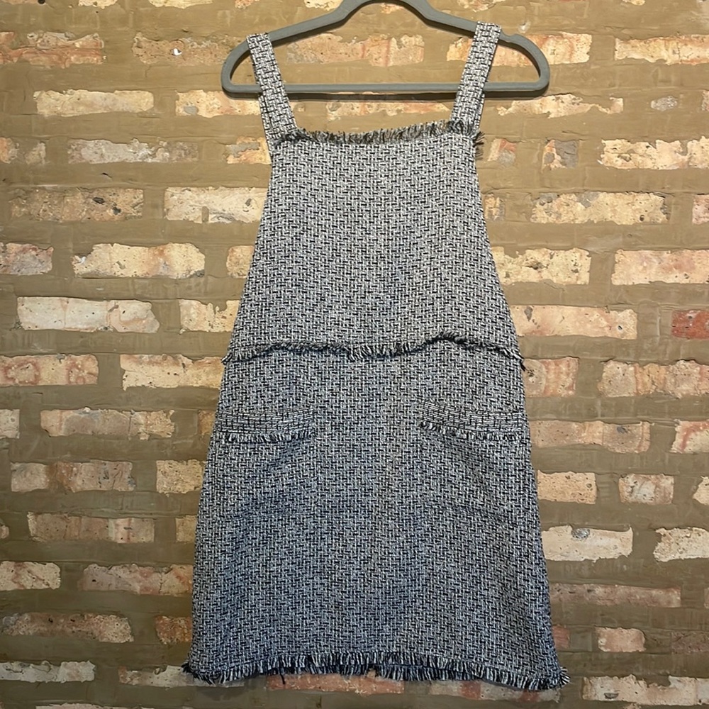 Black & White Coverall Dress - M